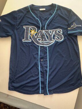 Match Up Tampa Bay Rays Blake Snell #4 Baseball Jersey Size XL MLB
